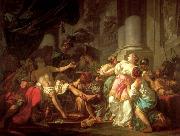 Jacques-Louis  David The Death of Seneca oil painting on canvas